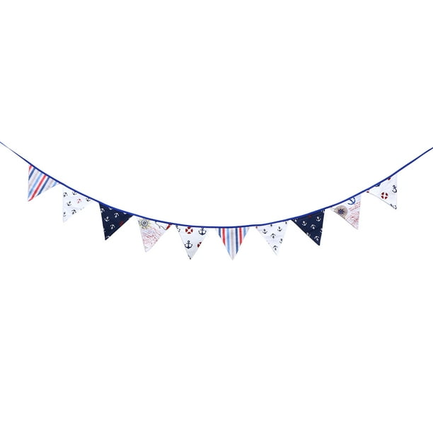 NEW VINTAGE FLORAL BUNTING FLAG GARLAND CRAFT SET ROOM DECOR PARTY SHABBY CHIC